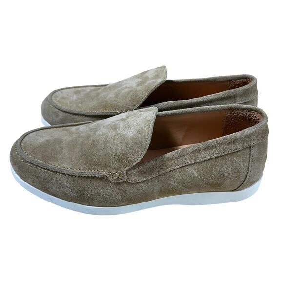 Duke + Dexter Men's Tan Suede Slide On Loafers Size 7 New Without Box - Picture 4 of 8